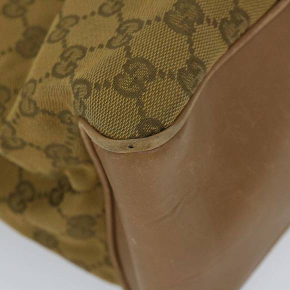 GUCCI GG Canvas Hand Bag Brown 109143 Auth 57772 - Picture 9 of 16
